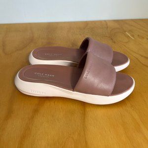 Cole Haan Ella Grand Pink Banded Slide Sandal Size 6B